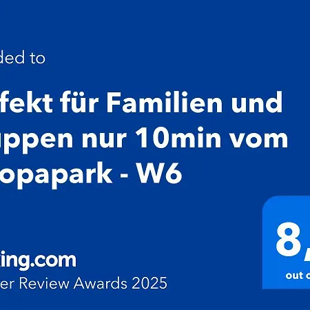 Lejlighed Perfekt Fuer Familien Und Gruppen Nur 10min Vom Europapark - W6 *